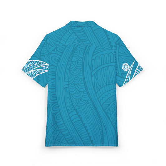 Tropical Tribal Button-Down Shirt