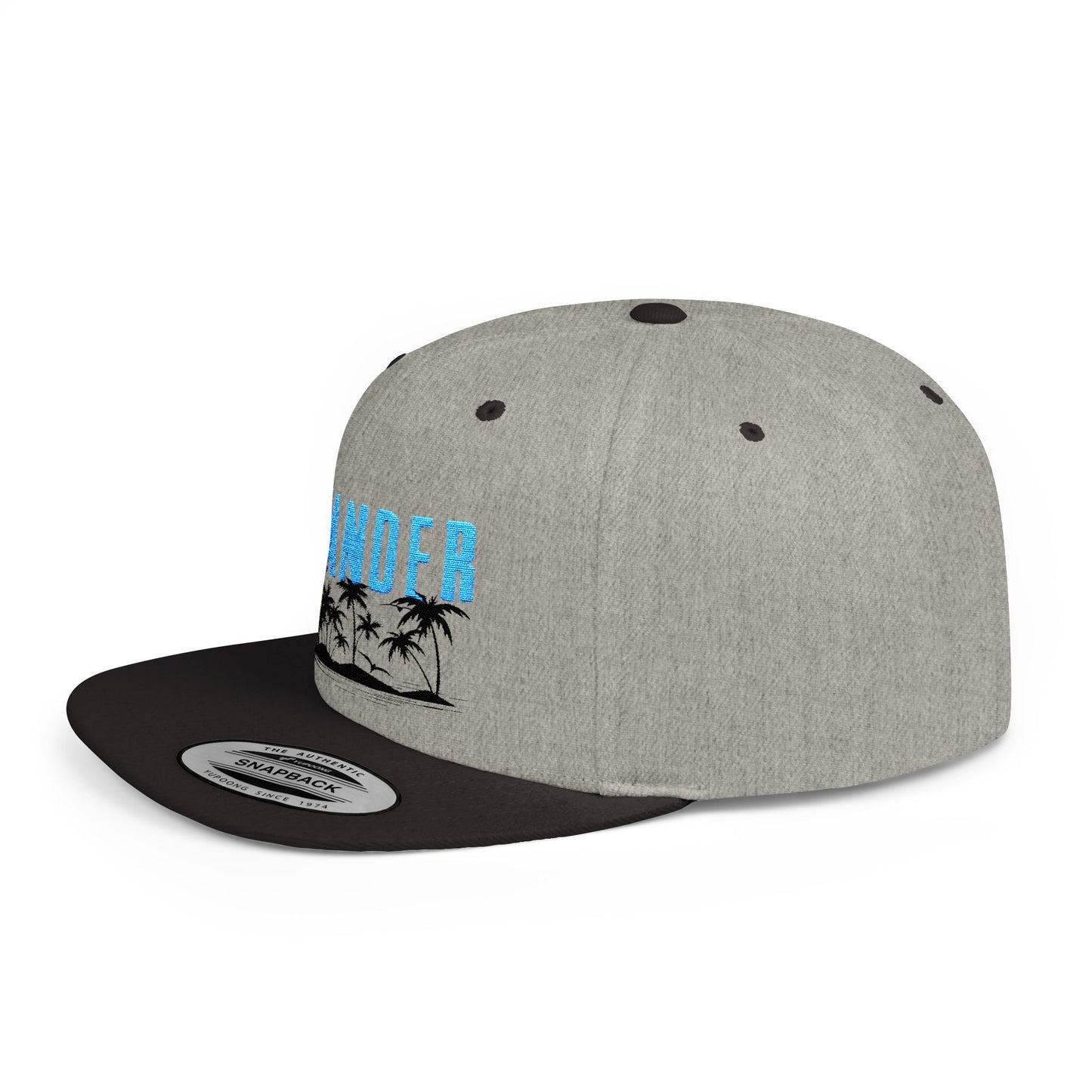 Snapback Cap - Islander Island Outline Design
